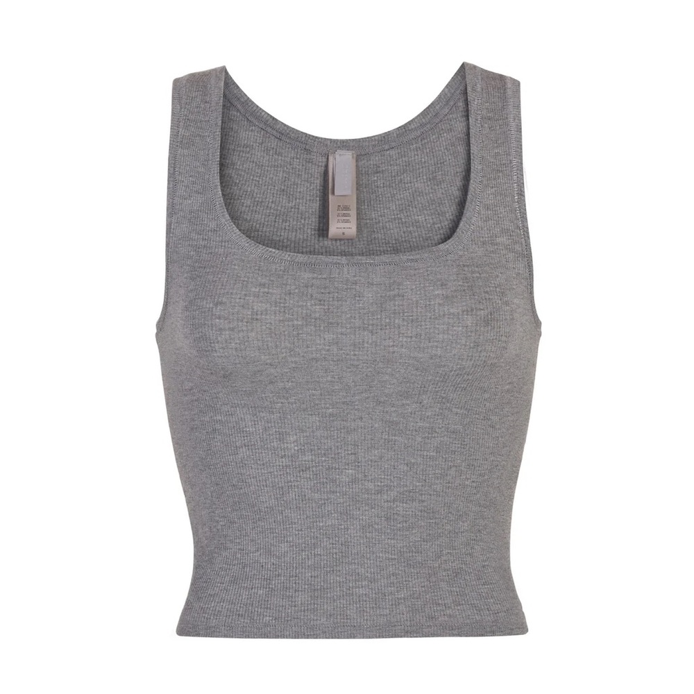 SKIMS Gray Soft Lounge Tank Top in Medium